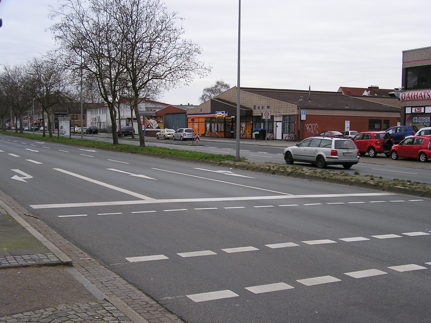 Der Osterfeuerberger Ring vor der Umgestaltung.